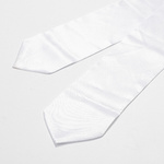 Krawatte, Weiß, 152 x 10 cm, für den Sublimationsdruck