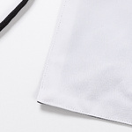 Schürze, mit drei Taschen, Schwarz, für den Sublimationsdruck