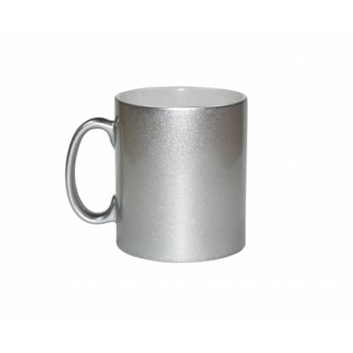 Tasse 300ml, Soft Color, Silber, für die Sublimation