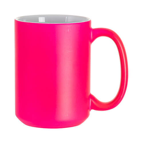 Tasse, Max, Fluo Color, Rosa, matt, für die Sublimation