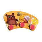 Mini Hakenleiste, MDF, rot, für die Sublimation