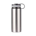 Thermosflasche, 550ml, Rostfreier Stahl, Silber, für die Sublimation