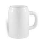 Bierkrug 500ml "Fläschchen", Weiß, A+, für die Sublimation
