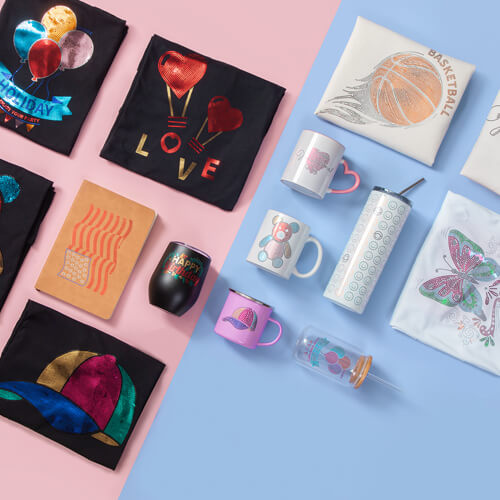 Blatt-Set mit Zirkonia, Basketball, für den Thermotransfer