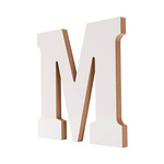 Deko-Buchstabe, "M", MDF, 25 cm, für den Sublimationsdruck