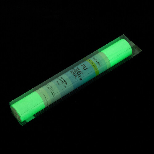 Flex-Folie, Lumineszierend, Weiß, Grün leuchtend