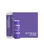 Transferfolien-Set, Violett, Craft Express, 8 Blatt, 30,5 x 30,5 cm