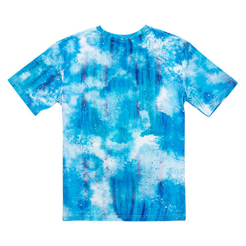T-Shirt, Cotton-Like Bleached Mist Blue, für den Sublimationsdruck