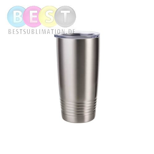 Thermostasse, Tumbler, 600 ml, Silber, für die Sublimation