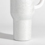 Becher, 1200 ml, 3D Puff Cloud, Weiß, für die Sublimation