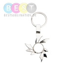 Schlüsselanhänger, Metall, Spinner, "Hot Wheel", für den Sublimationsdruck