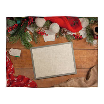 Tischdecke, Leinen, X-MAS - 1, für den Sublimationsdruck
