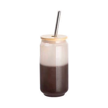 Glas 550 ml, Schwarz, Farbwechselnd bei Temperatureinfluss, für die Sublimation