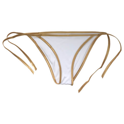 Damen-Slip, goldene Paspelierung, für den Sublimationsdruck