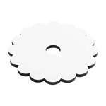 Namensschild für 1200 ml Becher, Hartfaser, Zahnrad, für die Sublimation