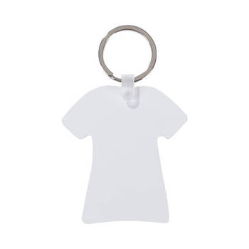Schlüsselanhänger, Aluminium, T-Shirt, für den Sublimationsdruck.