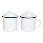 Behälter, Metall, mit Deckel, für den Sublimationsdruck