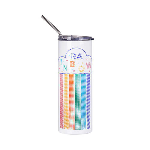 Blatt mit Zirkonia, Regenbogen, Mittel, für den Thermotransfer