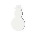 Christbaumschmuck, Schneemann, MDF, für den Sublimationsdruck
