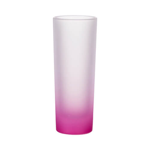 Glas, 90 ml, satiniert, Violett, für die Sublimation