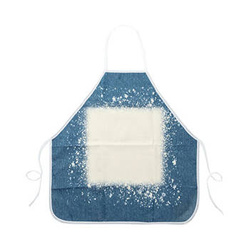 Schürze, Leinen, Bleached Old Denim, für die Sublimation