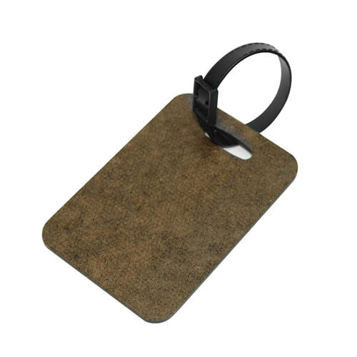 Schlüsselanhänger, Gepäckmarke, MDF, für den Sublimationsdruck
