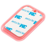 Aufhänger, Kunststoff, Rechteck, Groß, Rosa, für den Sublimationsdruck