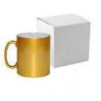 Tasse 300ml, Soft Color, Gold, mit einzelner Box, für die Sublimation