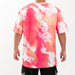 T-Shirt, Cotton-Like Bleached Leopard Dreamy Pink, für den Sublimationsdruck