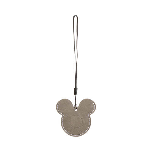 Anhänger, Mickey Mouse, mit AirTag-Etui, Grau, für die Sublimation