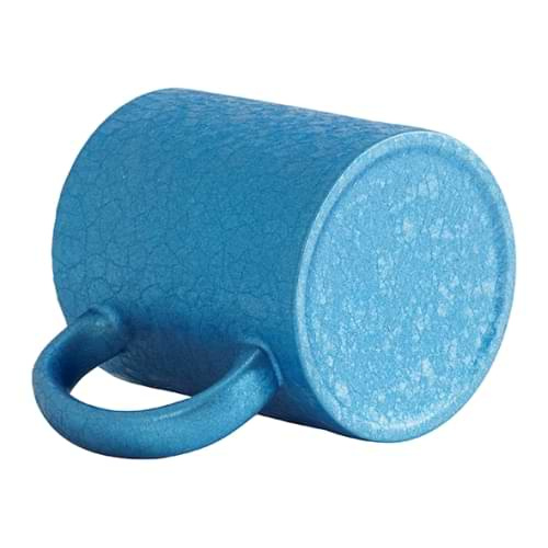 Becher 325 ml mit rissigem Oberflächeneffekt für Sublimation - Blau