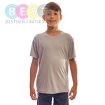 T-Shirt, für Teenager, Solar, Kurzärmlig, Athletic Grey, für den Sublimationsdruck