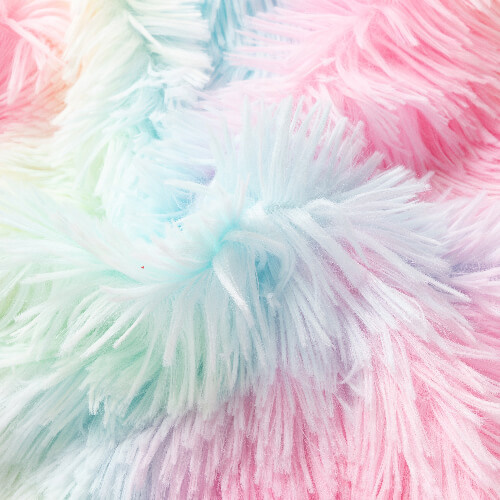 Kissenbezug, Bunt, Polar Fleece, Langhaarig, 45 x 45 cm, für den Sublimationsdruck