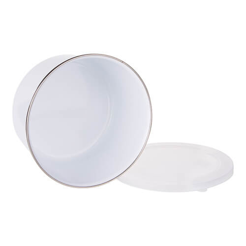 Emaillierter Behälter, 1700 ml, mit Deckel, für die Sublimation