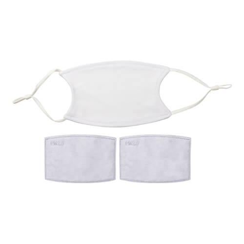 Gesichtsmaske, klein, mit Filter, für die Sublimation