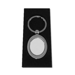 Schlüsselanhänger, Rund, Metall, für den Sublimationsdruck