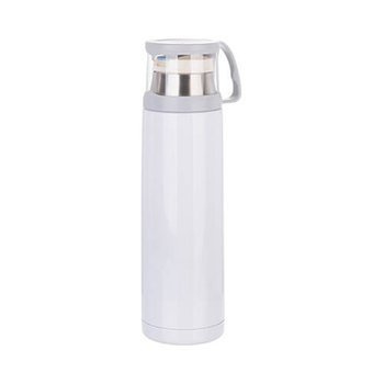Thermosflasche, mit Becher im Deckel, 500 ml, für den Sublimationsdruck