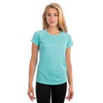 Damen T-Shirt, Solar, Kurzärmlig, Water Blue, für den Sublimationsdruck