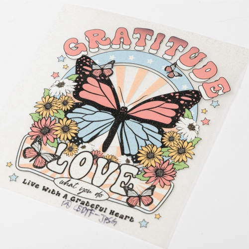 Glitzerfolie für den DTF OtterPro-A3-Druck – 50 Blatt – Gold