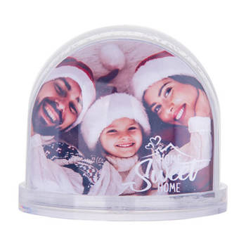 Schneekugel, Oval, Weißer, vereinzelter Schnee