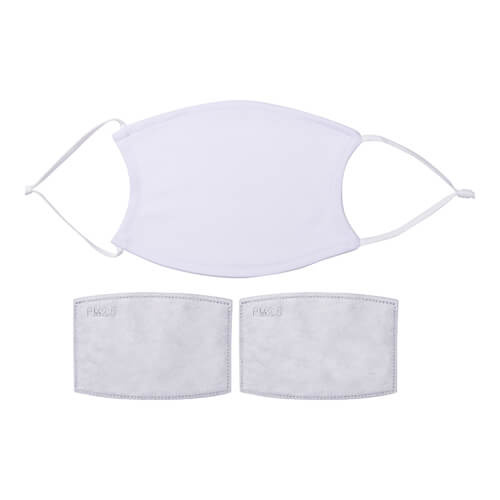 Gesichtsmaske, groß, mit Filter, für die Sublimation