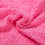 Tasche, Plüsch, Weiß-Rosa, 34 x 37 cm, für den Sublimationsdruck