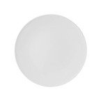 Teller 20,5 cm, Kunststoff, Weiß, für den Sublimationsdruck