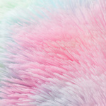 Kissenbezug, Bunt, Polar Fleece, Langhaarig, 45 x 45 cm, für den Sublimationsdruck