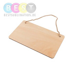 Rahmen, Türschild, 26 x 14,5 cm, Sperrholz, für den Sublimationsdruck