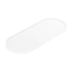 Fußfeile, Glas, abgerundetes Rechteck, für die Sublimation