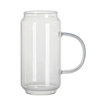 Tasse 400 ml, Glas, mit Griff, für die Sublimation