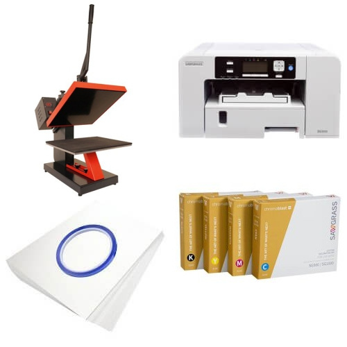 Drucker-Set Virtuoso SG500 + Presse LTS138 ChromaBlast