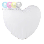 Kissenbezug, Herz, 39 x 44 cm, mit Pailletten, Champagner, für den Sublimationsdruck