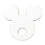 Namensplakette für Becher 480 / 600 / 540 / 750 ml, Hartfaser, Mickey, für die Sublimation